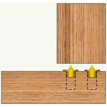 AUTOTOOLHOME 8-Piece Dowel Center Transfer Plug Set for Precision