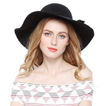 Lovful Women's Fedora Floppy Hat - Stylish Sun Protection