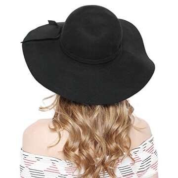 Lovful Women's Fedora Floppy Hat - Stylish Sun Protection