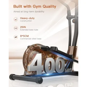 Niceday Elliptical Trainer with Magnetic Drive System