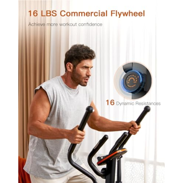 Niceday Elliptical Trainer with Magnetic Drive System