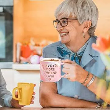 Valentines Day Gifts for Her Girlfriend Wife, 12 oz Coffee Mug for Women, Christmas Birthday Anniversary New Year Novelty Mug Gift from boyfriend Husband Daughter Son Funny Presents