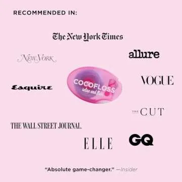 Cocofloss Woven Dental Floss with Coconut Oil Travel Size