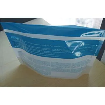 Premium Microwave Sterilizer Bags (10pcs) by Max Strength, Large & Durable Steam Bags for Baby Bottles, Soothers, Teethers & Training Cups, 20 Uses Per Bag & Marking System