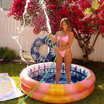 FUNBOY Inflatable Tie Dye Kiddie Pool for Summer Fun