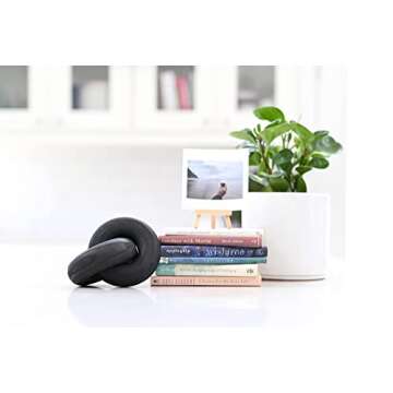 Rool Coffee Table Decor Items Coffee Table Books Decor Hardcover Book Shelf Decorative Objects Living Room Wood Knot Décor Black Décorations