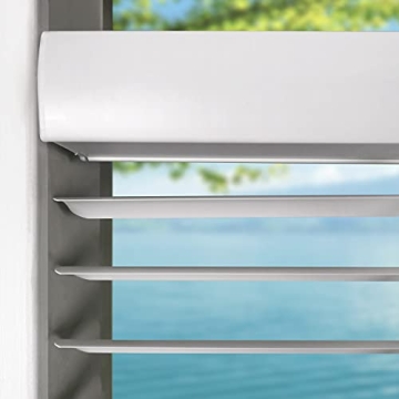 Calyx Interiors Cordless White Mini Blinds for Home