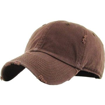 KBETHOS Vintage Washed Distressed Cotton Dad Hat Baseball Cap Adjustable Polo Trucker Unisex Style H...