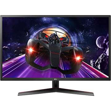 LG 24MP60G-B 24" Full HD (1920 x 1080) IPS Monitor with AMD FreeSync and 1ms MBR Response Time, and ...