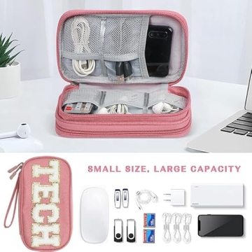 COSHAYSOO Stylish Electronic Organizer Bag for Travelers