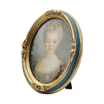 Vintage 5x7 Oval Picture Frame for Home Decor