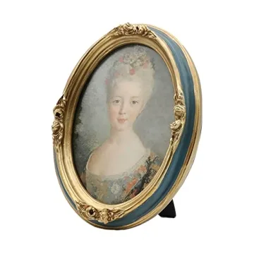 Vintage 5x7 Oval Picture Frame for Home Decor