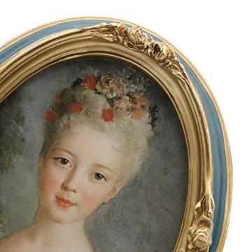 Vintage 5x7 Oval Picture Frame for Home Decor