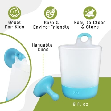Puj Phillip Cups - Hangable MultiColor Training Cups for Kids