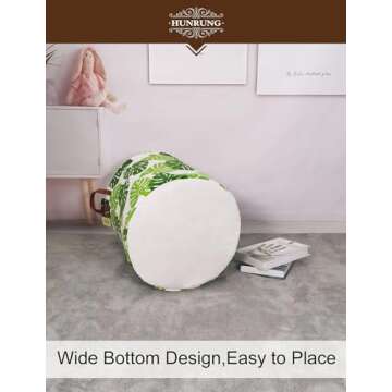 HUNRUNG Laundry Hamper - Stylish Storage Basket for Home