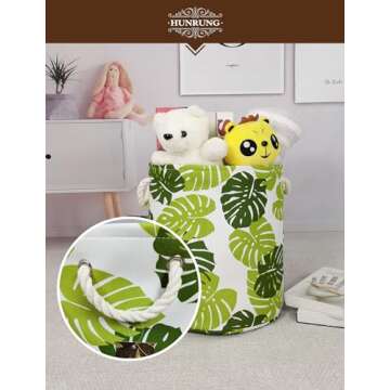 HUNRUNG Laundry Hamper - Stylish Storage Basket for Home