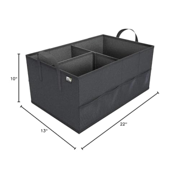 MIU COLOR Car Trunk Organizer with 8 Mesh Pockets