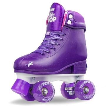 Crazy Skates Glitter Pop Adjustable Roller Skates for Kids