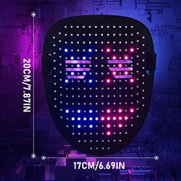 Depointer LED Mask - Gesture Sensing for Parties