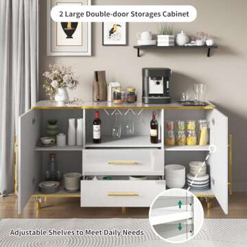 ONBRILL Kitchen Sideboard Cabinet - Elegant Storage Solution