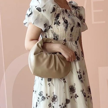 ELDA Knotted Clutch for Women - Stylish Cloud Handbag