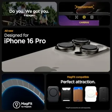 Spigen iPhone 16 Pro Rugged Armor MagFit Case