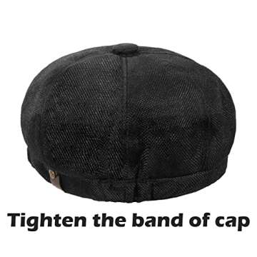 Stylish Classic Newsboy Hat for Men - Vintage Design