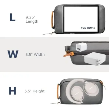 Stylish Tech Bag Organizer for Travel and Cords