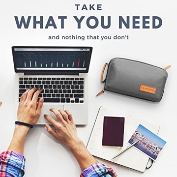 Stylish Tech Bag Organizer for Travel and Cords