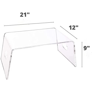 Acrylic Bed Tray - Portable Lap Desk for Home and Office