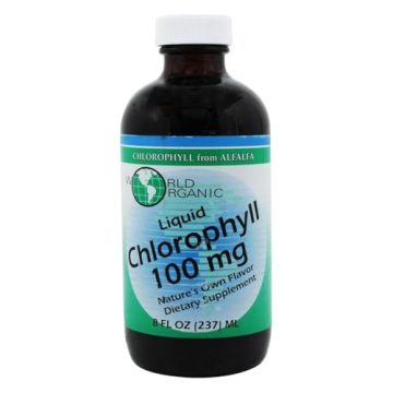 World Organic 100mg Chlorophyll Drops for Vitality and Wellness