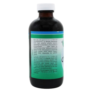 World Organic 100mg Chlorophyll Drops for Vitality and Wellness
