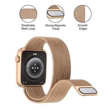 EarlySincere Women's Smart Watch with Bluetooth Call Functionality