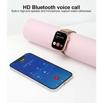 EarlySincere Women's Smart Watch with Bluetooth Call Functionality