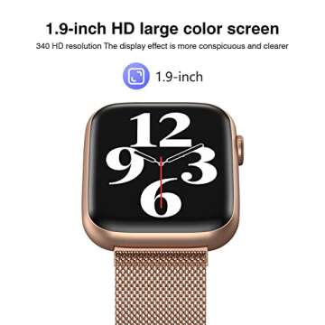 EarlySincere Women's Smart Watch with Bluetooth Call Functionality