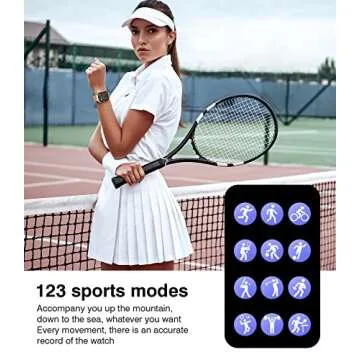 EarlySincere Women's Smart Watch with Bluetooth Call Functionality