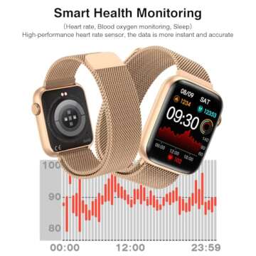 EarlySincere Women's Smart Watch with Bluetooth Call Functionality