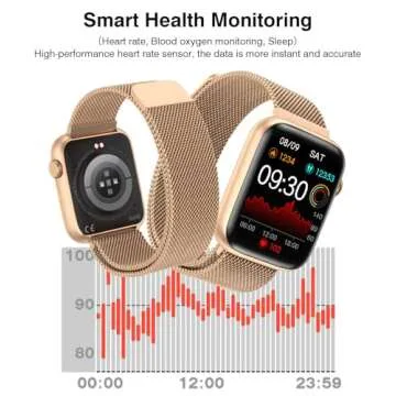 EarlySincere Women's Smart Watch with Bluetooth Call Functionality