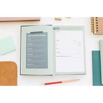 The Bible Journal: New Testament Bible Journaling Notebook | Track Daily Readings, Record Bible Verses and Write Prayers | Inspirational Christian Notebook w/Ribbon, 240 pages