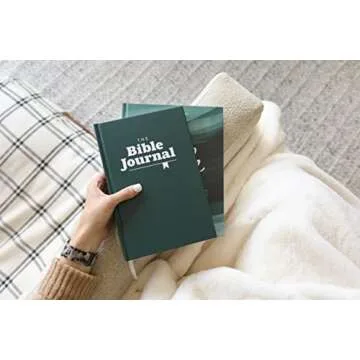 The Bible Journal: New Testament Bible Journaling Notebook | Track Daily Readings, Record Bible Verses and Write Prayers | Inspirational Christian Notebook w/Ribbon, 240 pages
