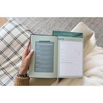 The Bible Journal: New Testament Bible Journaling Notebook | Track Daily Readings, Record Bible Verses and Write Prayers | Inspirational Christian Notebook w/Ribbon, 240 pages