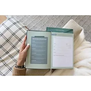 The Bible Journal: New Testament Bible Journaling Notebook | Track Daily Readings, Record Bible Verses and Write Prayers | Inspirational Christian Notebook w/Ribbon, 240 pages