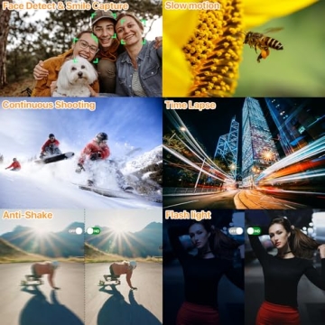 4K Auto-Focus Vlogging Camera with Flip Screen