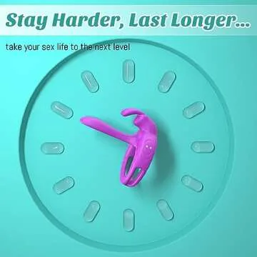 Vibrating Cock Ring Sex Toys for Couples Women - Vibrator Penis Sleeve with Rabbit Clitoris Vibrators, Adult Toy Cock Sleeve, Sex Toy for Female Men Male Penis Extender, Juguetes Sexuales