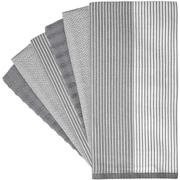 Large Cotton Hand Towels 6 Pack for Kitchen Use