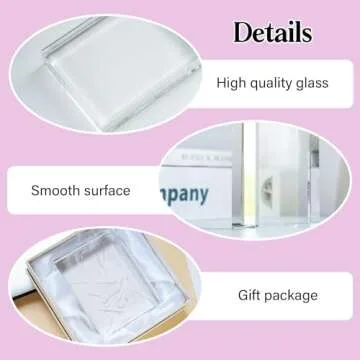 Elegant H&D HYALINE & DORA Crystal Paperweight for Your Desk