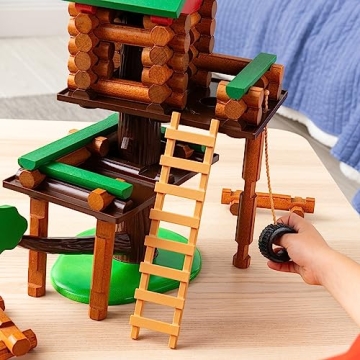 Lincoln Logs 2 Tiered Tree House Set for Creative Play