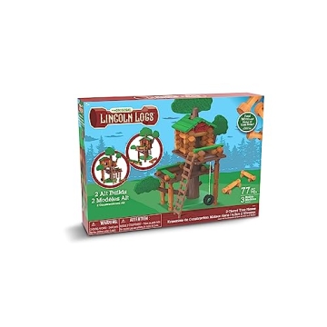 Lincoln Logs 2 Tiered Tree House Set for Creative Play