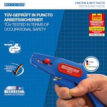 WEICON Automatic Wire Stripper No. 5 for 24-10 AWG Wires
