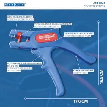 WEICON Automatic Wire Stripper No. 5 for 24-10 AWG Wires
